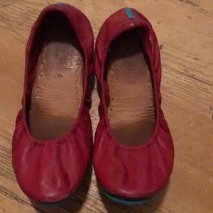 Size 8 red tieks. Gently worn